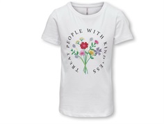 Kids ONLY bright white/bouquet t-shirt